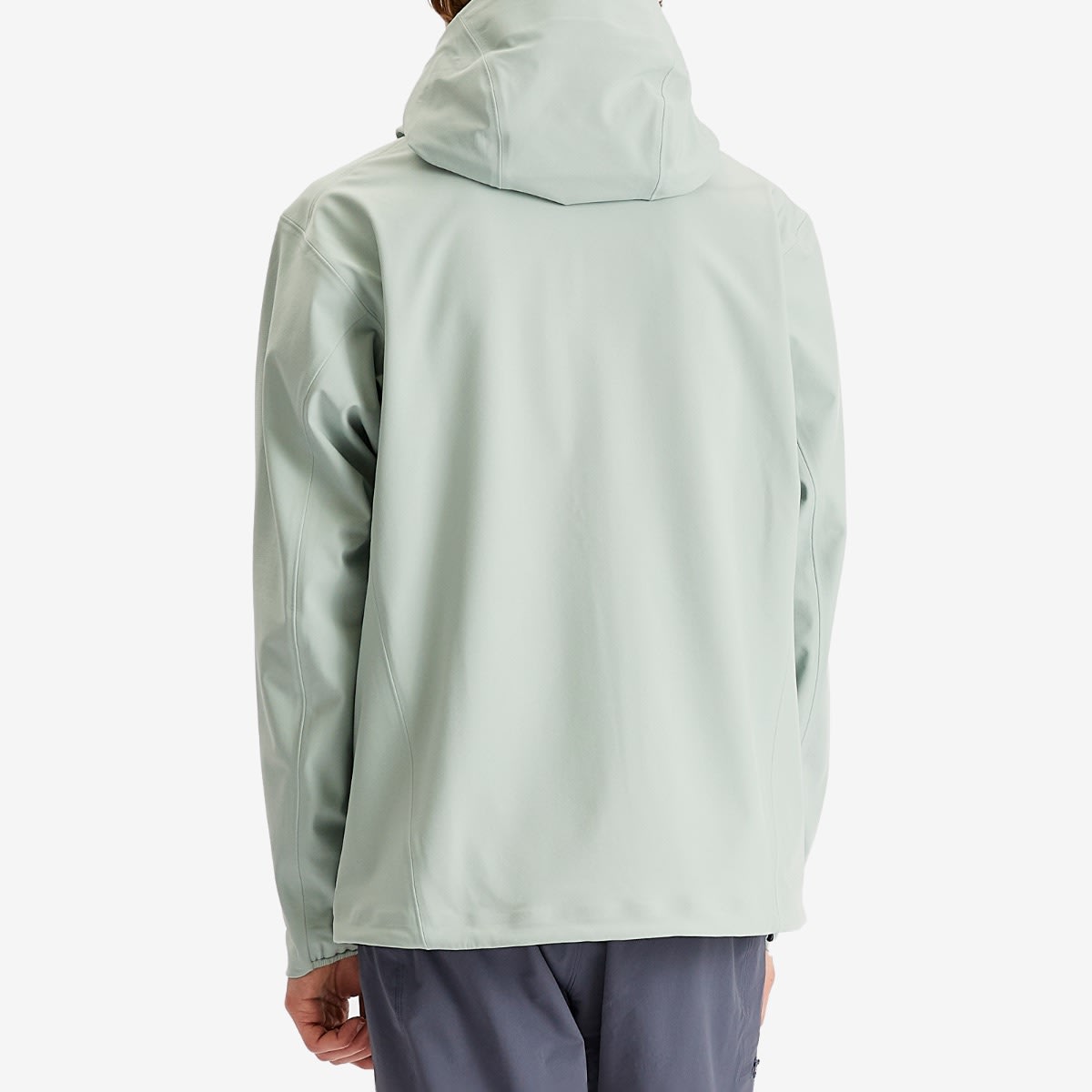 Arc'teryx Men's Gamma MX Softshell Hoodie in Stone Green/Dark Stone