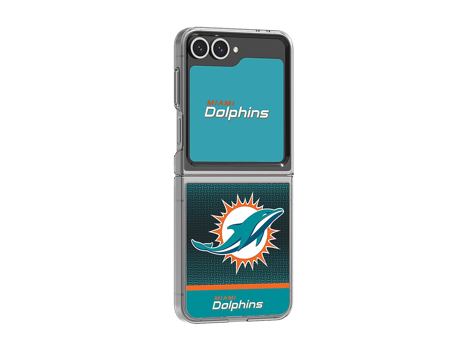 Miami Dolphins Galaxy Z Flip6 Flipsuit Case & Card(GP-KNFLMDONF1)