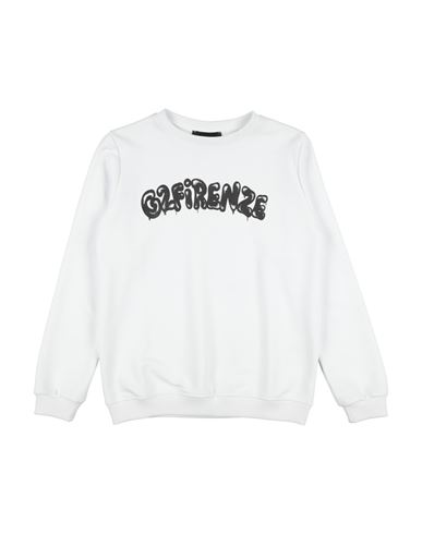 Kid Girl Sweatshirt White Size 16 Cotton, Polyester