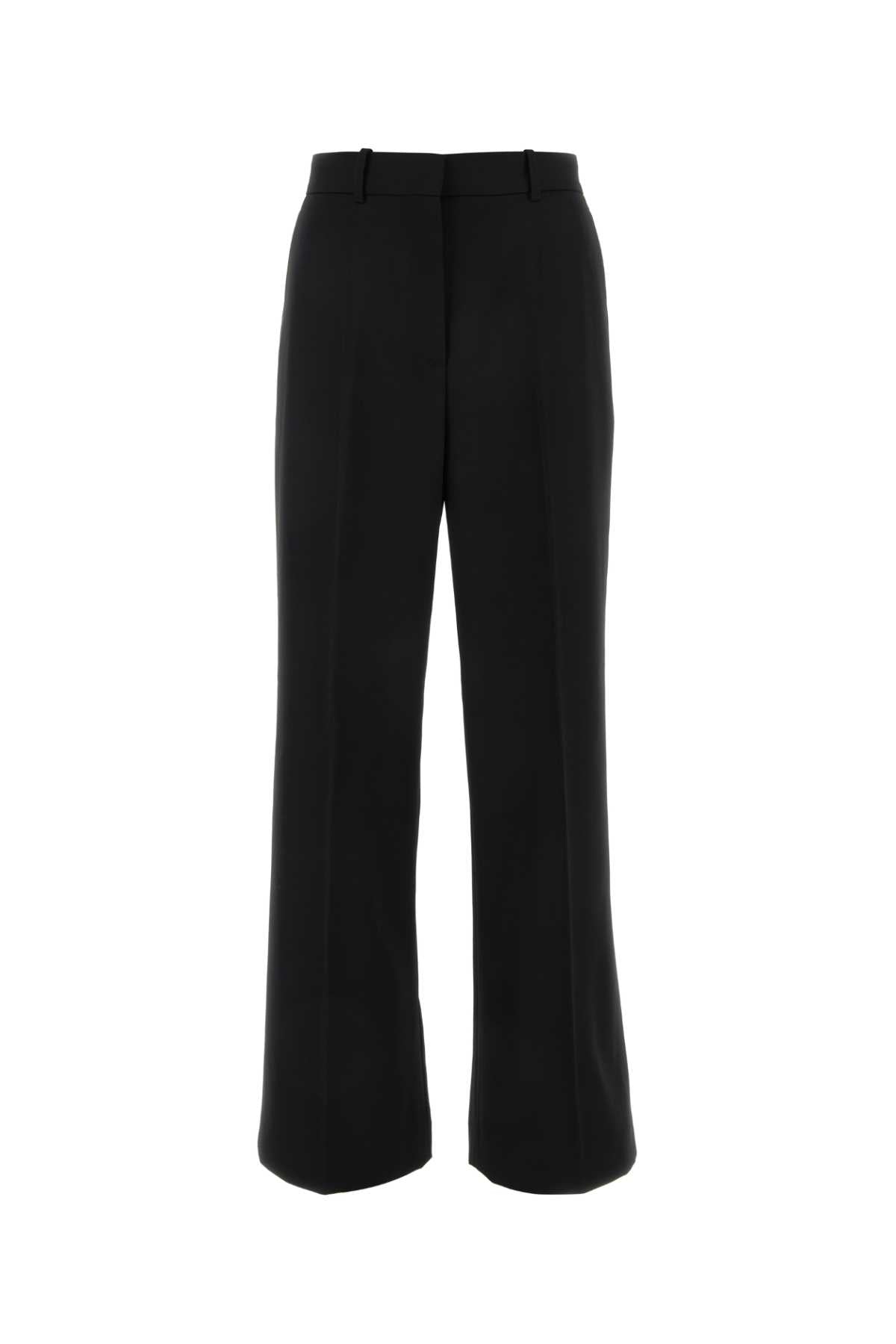 Cotton Trousers — Black