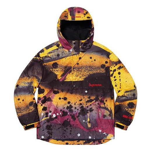 SS20 Week 1 GORE-TEX Anorak waterproof Splash Ink Half Zipper Interchange Jacket Unisex Yellow