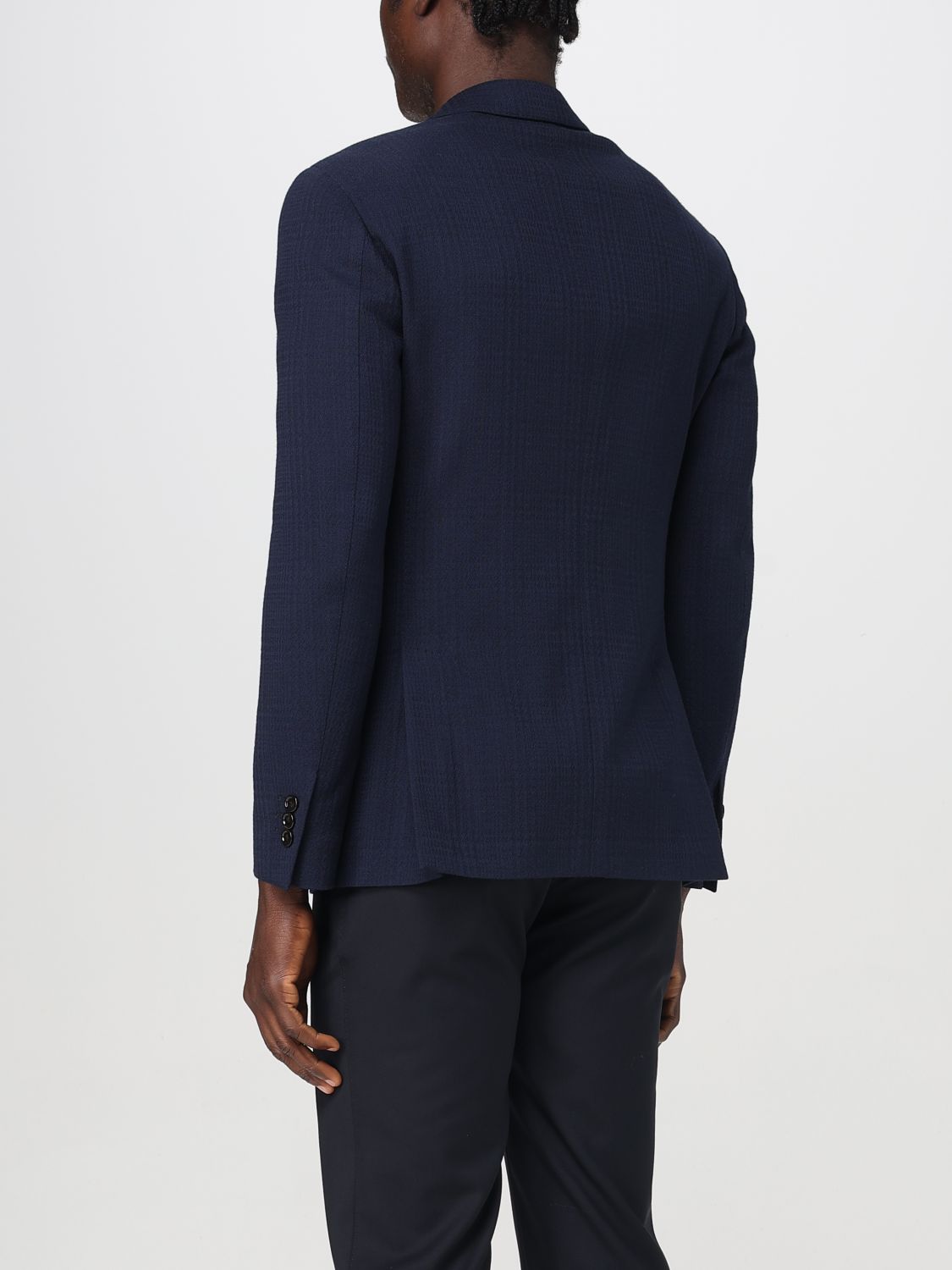 Blazer LARDINI Men color Navy