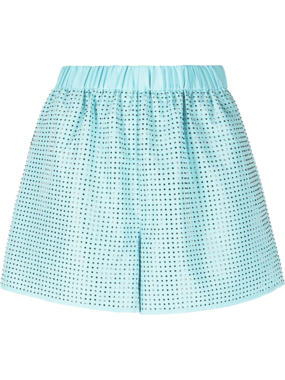 Rhinestone-embellished shorts - Blue