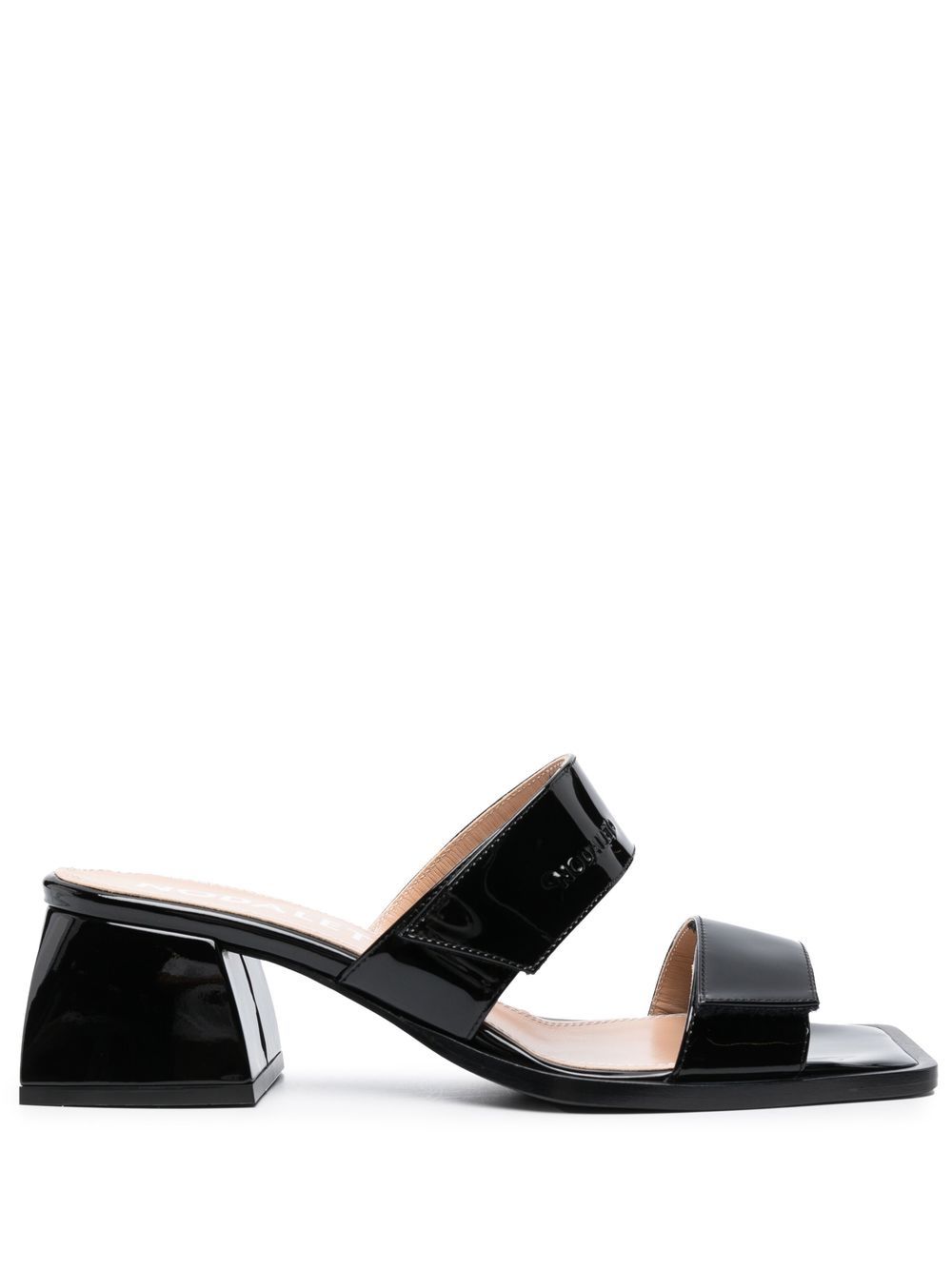 Bulla double-strap 45mm sandals - Black