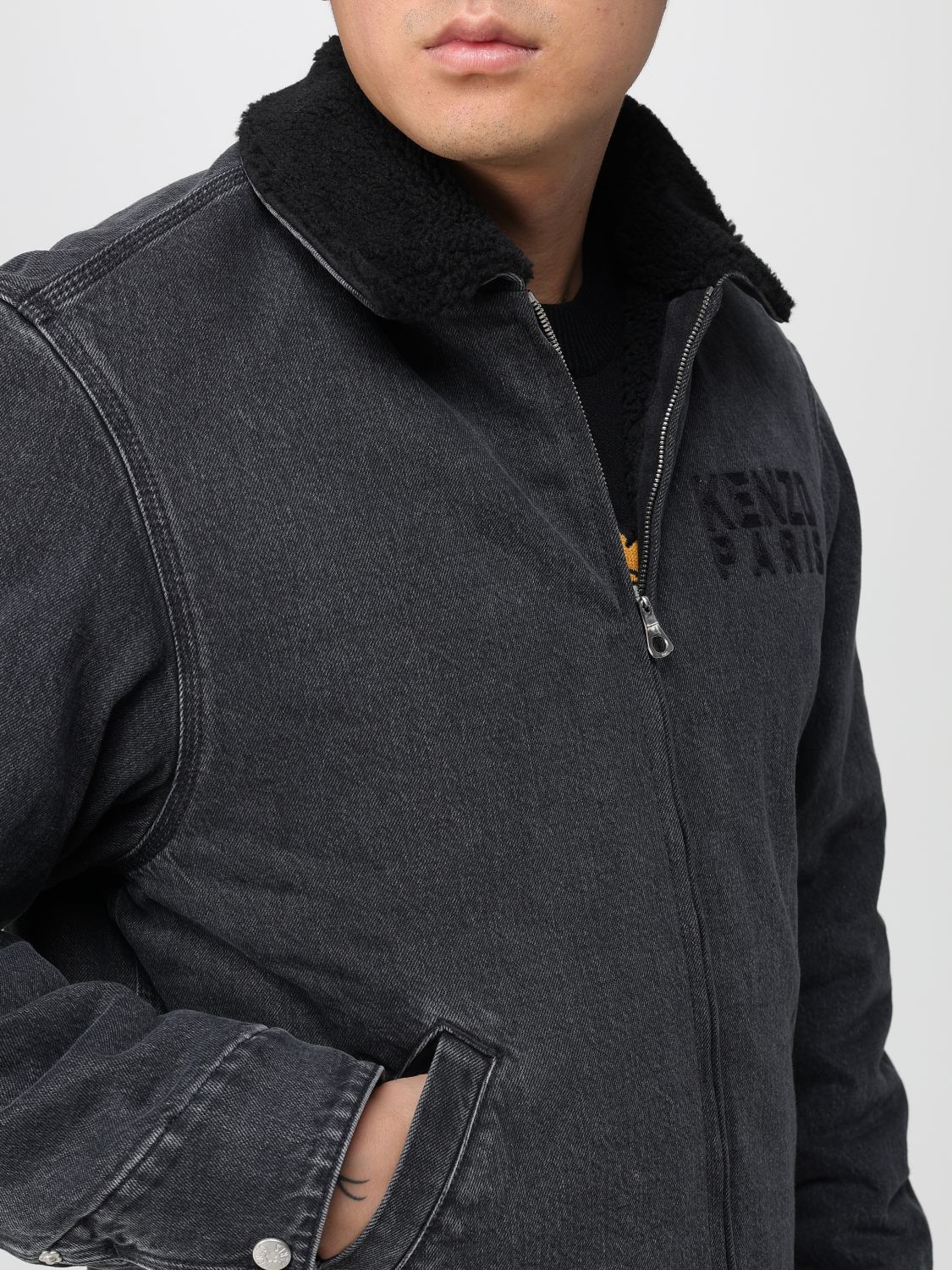 Jacket Men color White