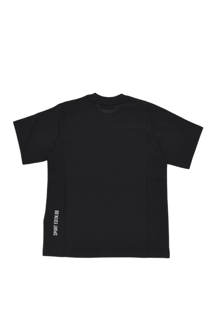 Boys Black Graphic T-Shirt