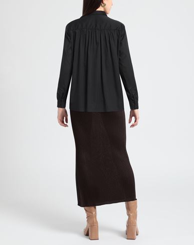 Aglini Woman Shirt Black Size 4 Cotton, Polyamide, Elastane