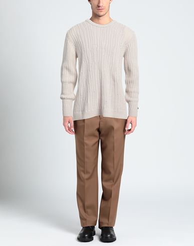Man Sweater Beige Size M Virgin Wool