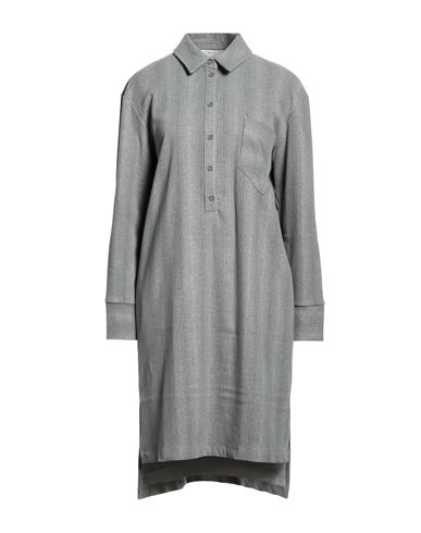 Leisure Woman Midi dress Grey Size S Viscose, Polyamide, Elastane