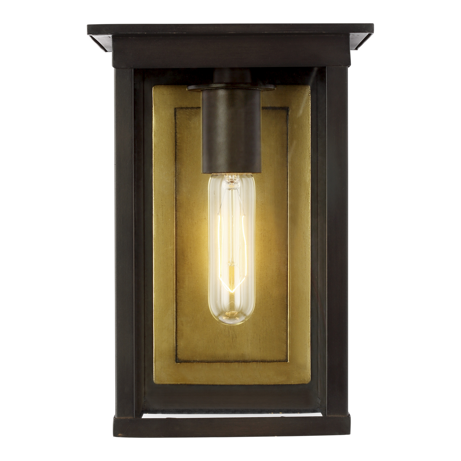 Visual Comfort Studio Freeport Outdoor Wall Light in Heritage Copper by Chapman & Myer