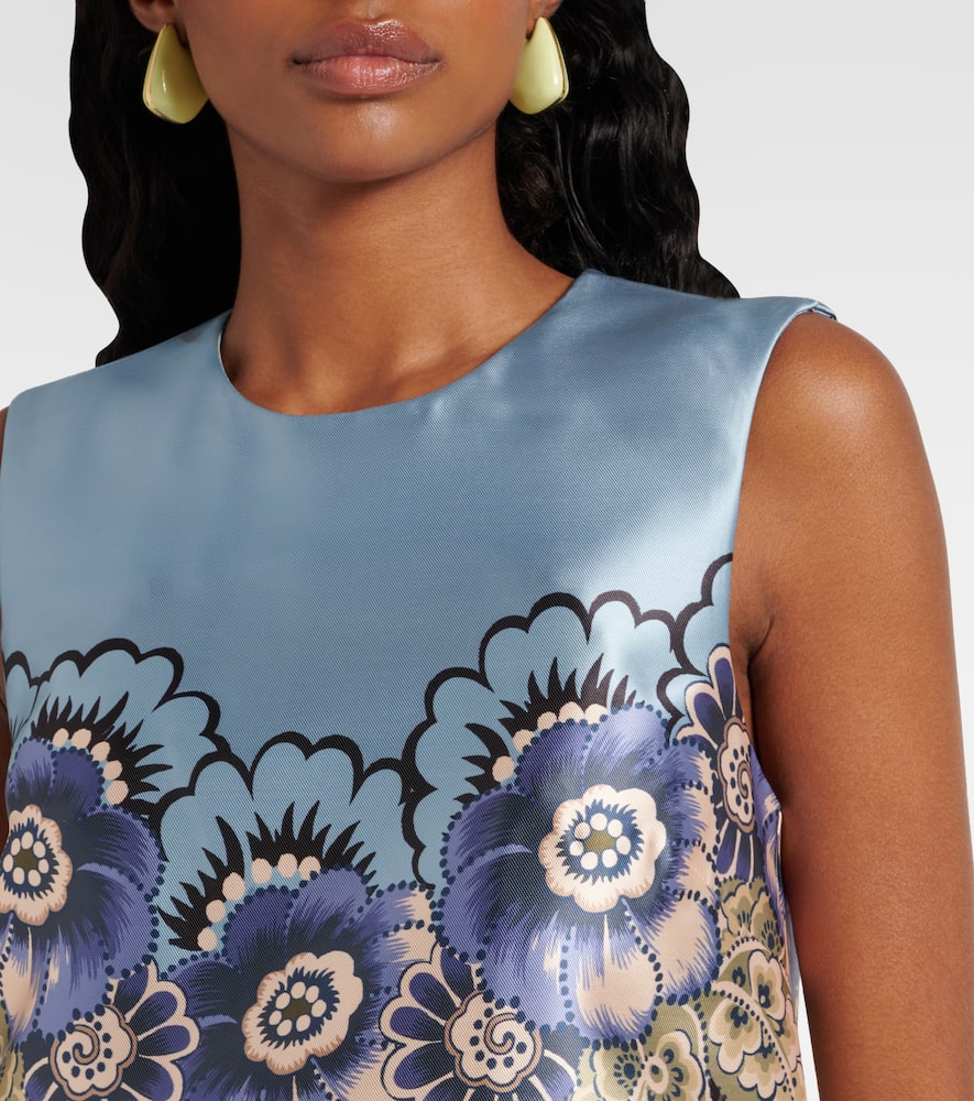 Alémais Floral satin minidress