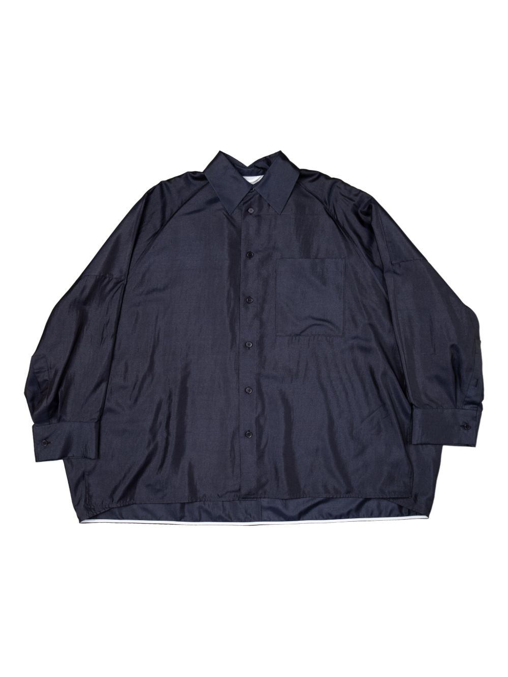 Pocket long-sleeve shirt - Blue