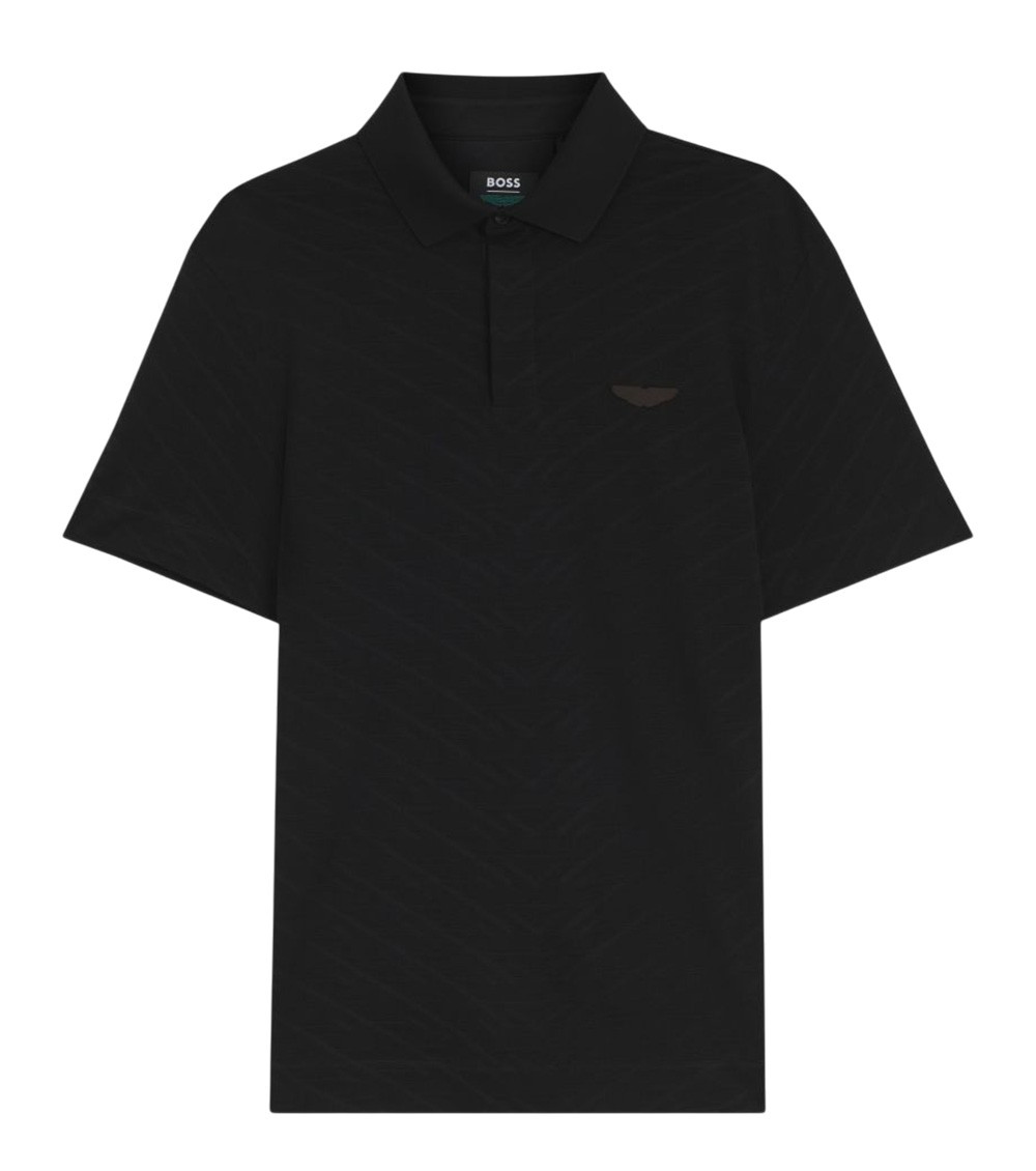 Black Shirt Collar Polo
