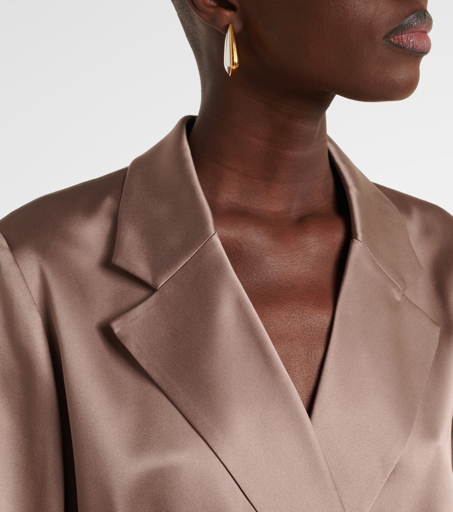 Joubert silk satin jacket