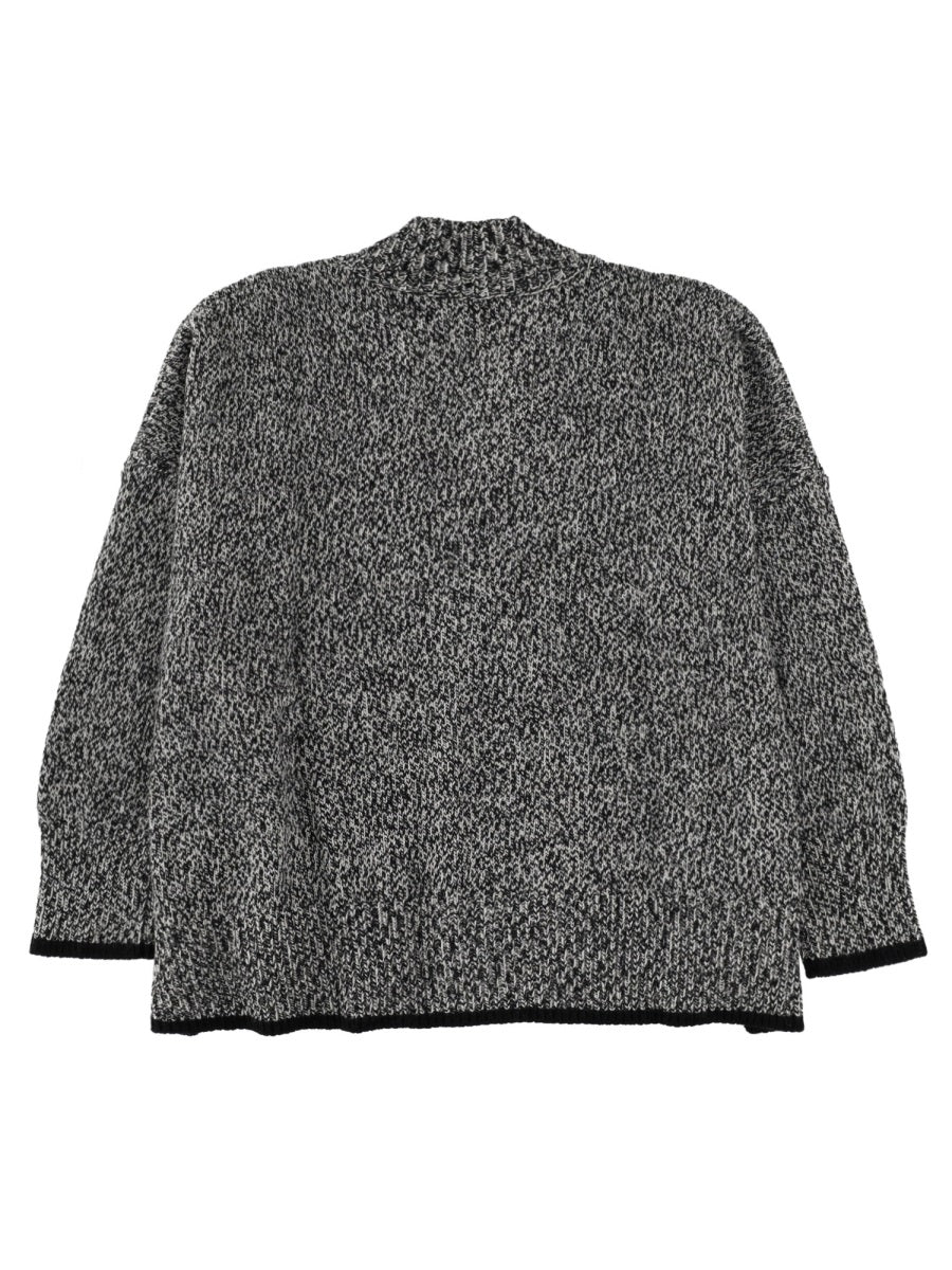 Circus Hotel Cardigan With Mouliné Workmanship