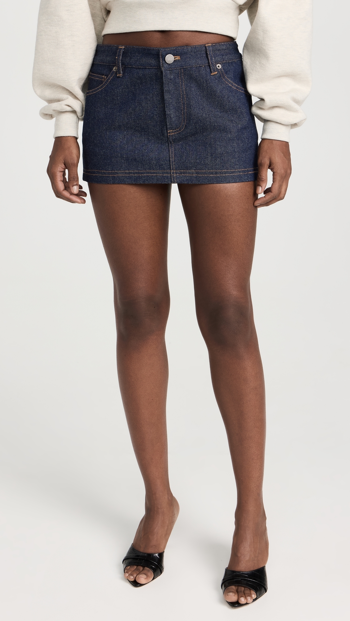 K. ngsley Fill Him Skirt Indigo