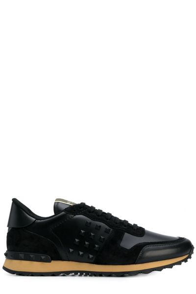 Valentino Garavani Rockstud Lace-Up Sneakers