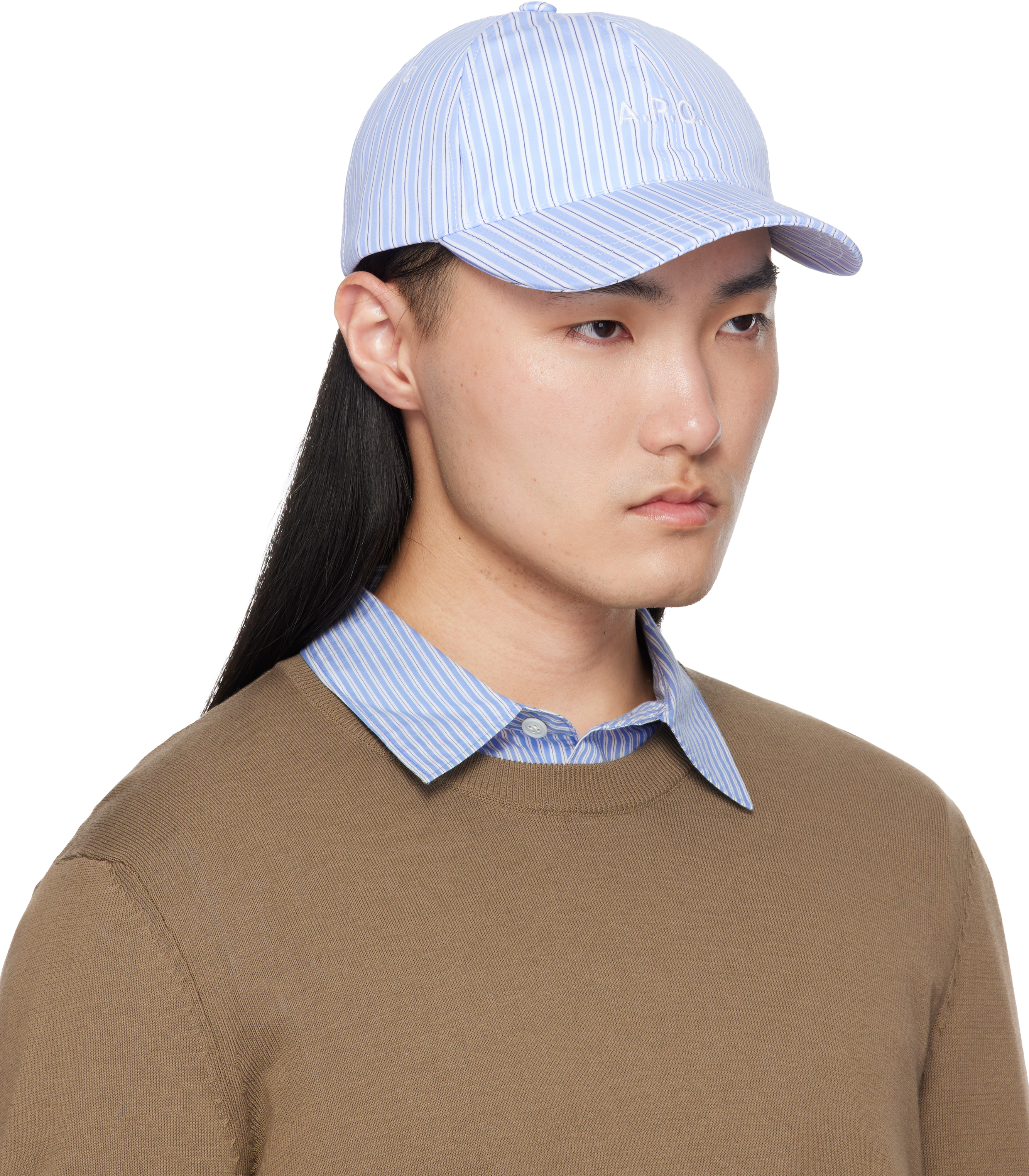 Blue & White Charlie Baseball Cap