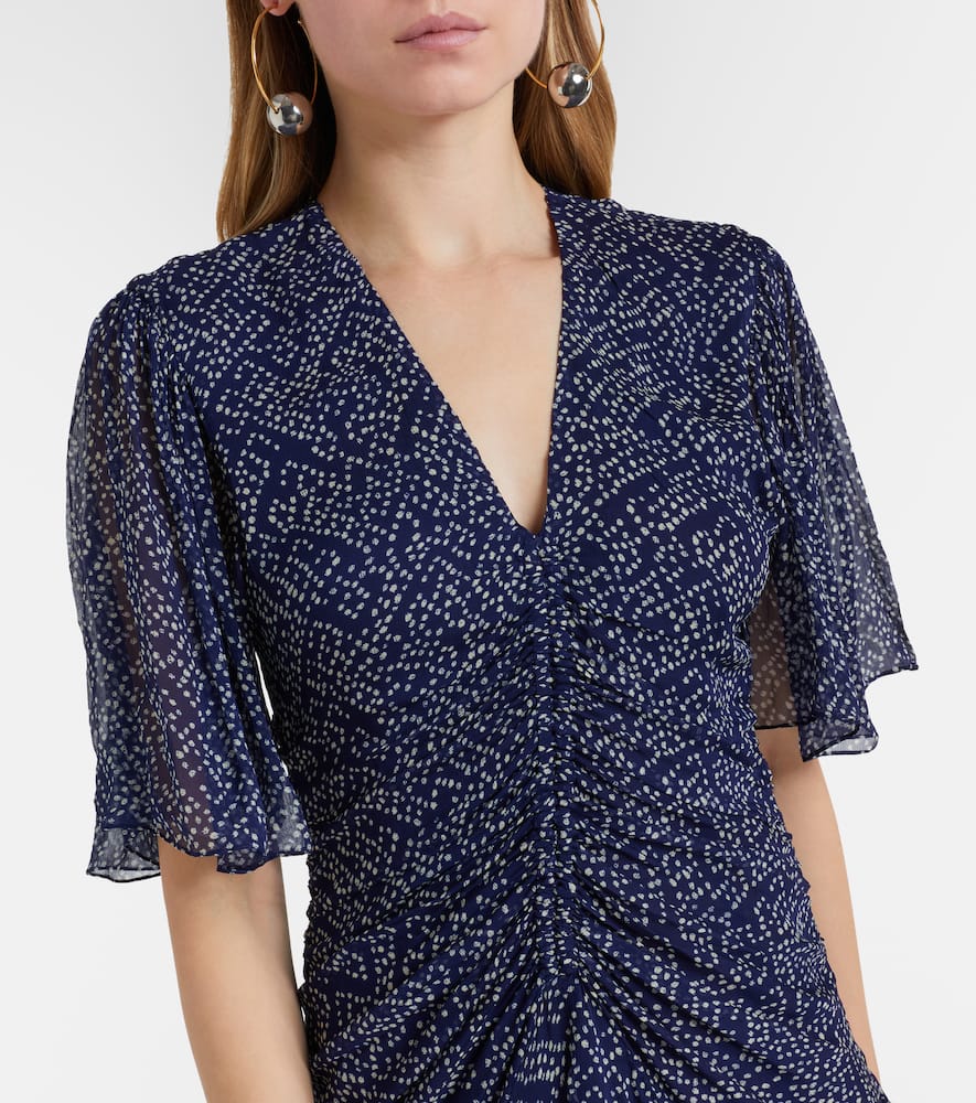 Vivienne printed muslin minidress