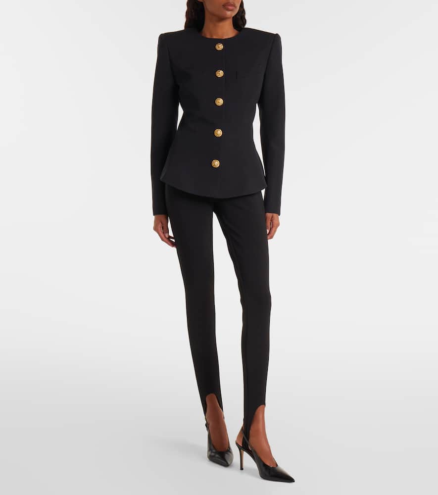Jersey stirrup leggings