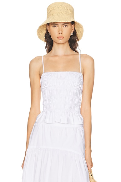 Solid & Striped The Delta Top in Optic White - White. L also in M