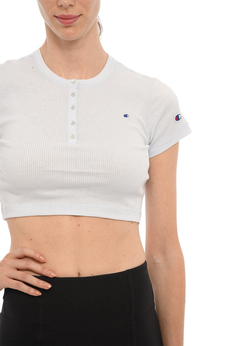 White Solid Crew Neck T-Shirt