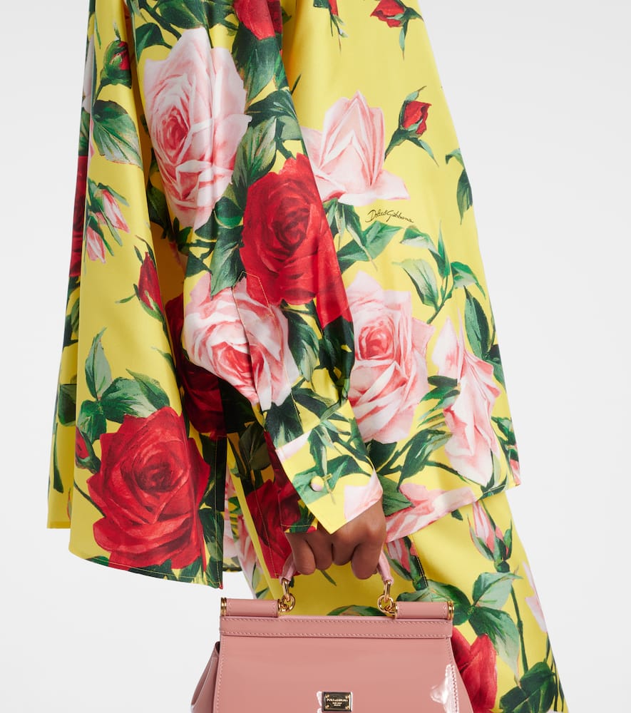 Floral silk shirt
