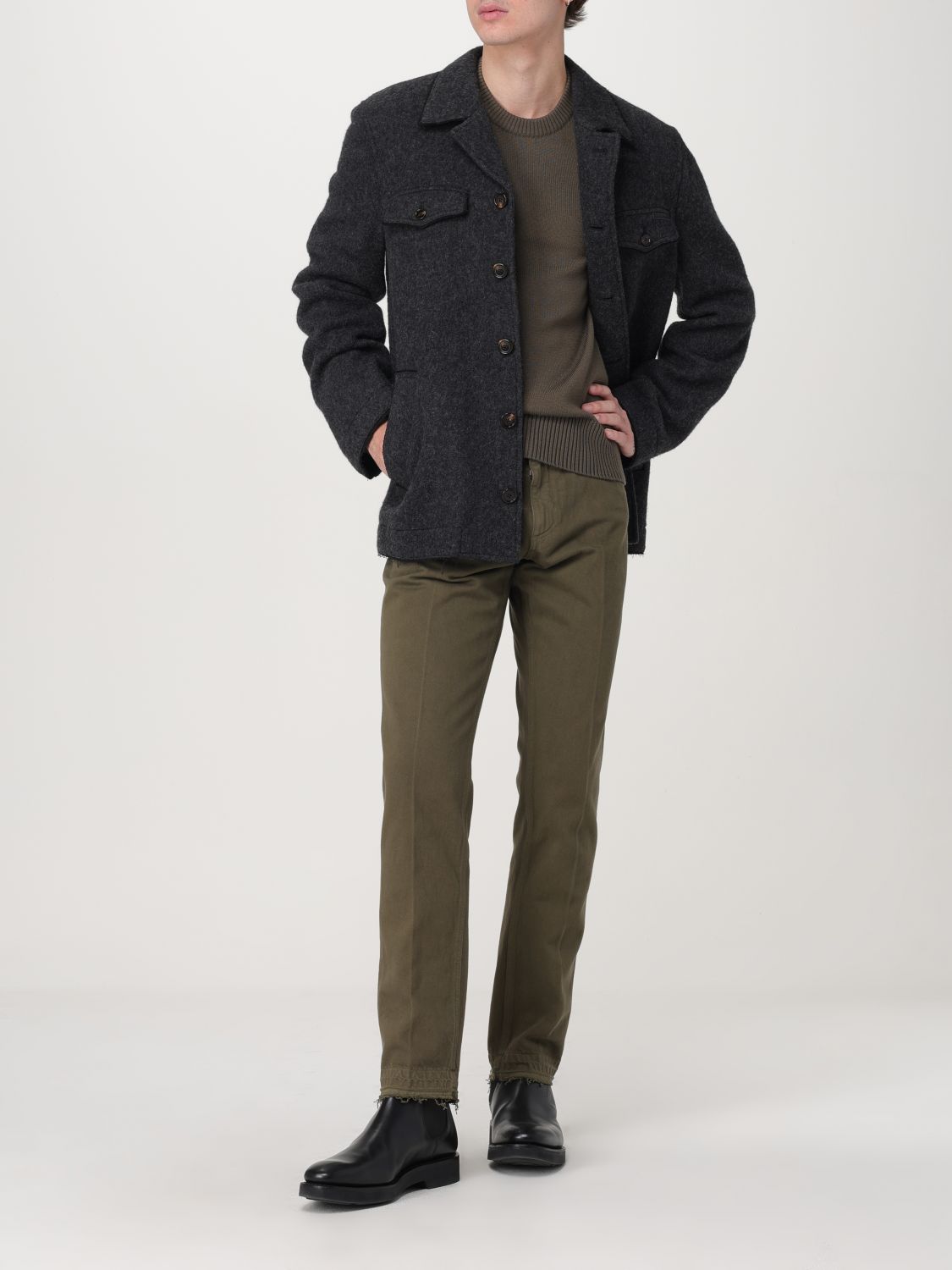 Crew-neck sweater - Green