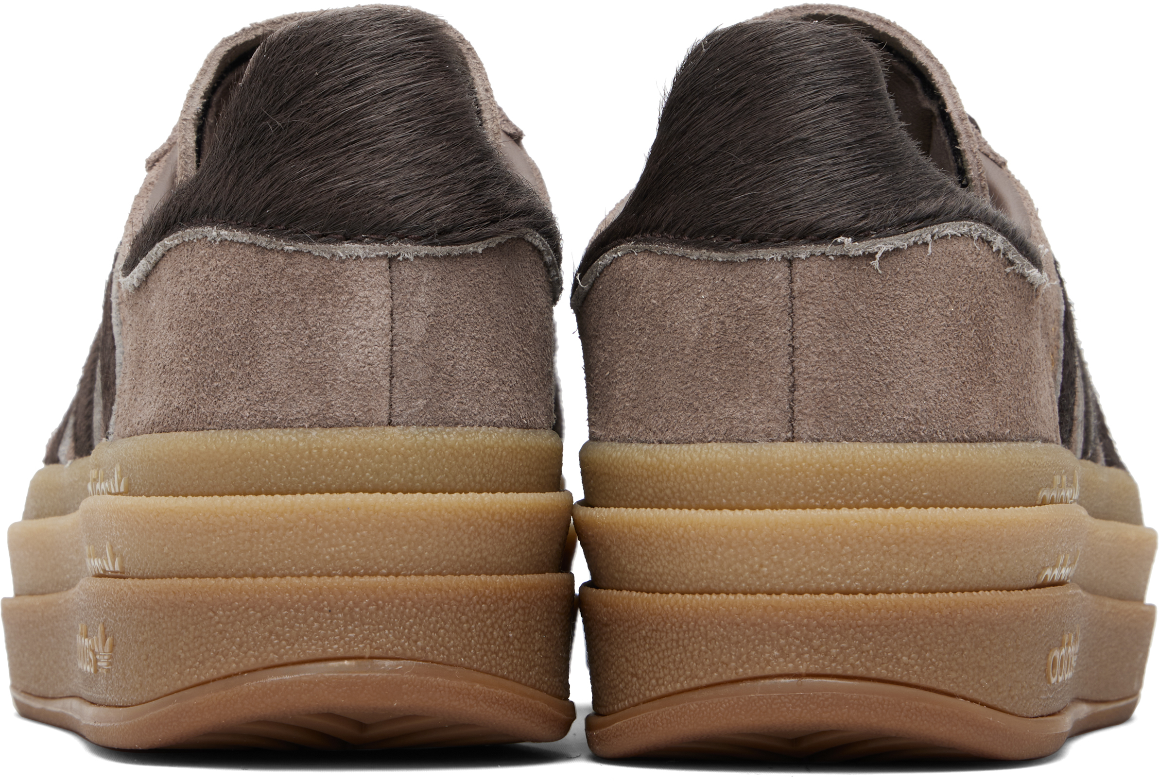 Brown Gazelle Bold Sneakers