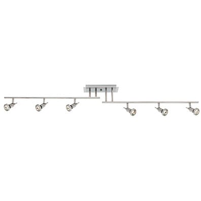 Access Viper 6-Light Ceiling Light in Brushed Stee