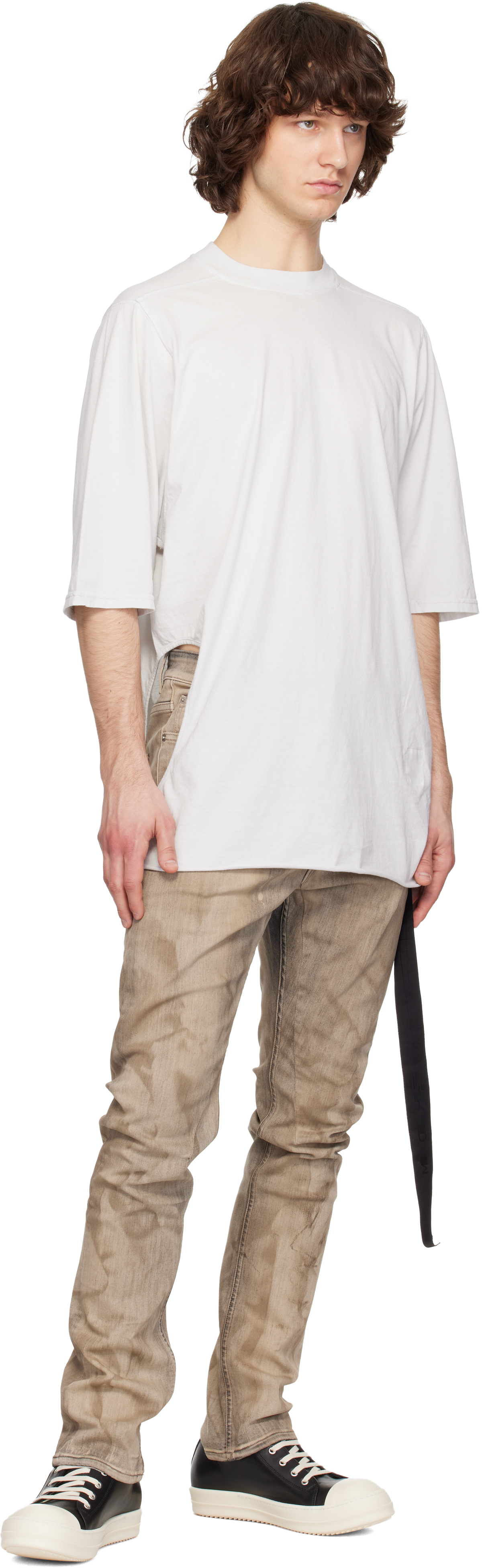 Gray Temple Detroit Cut Jeans