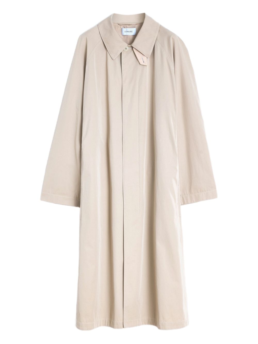 LEMAIRE stand-up collar coat - Neutrals