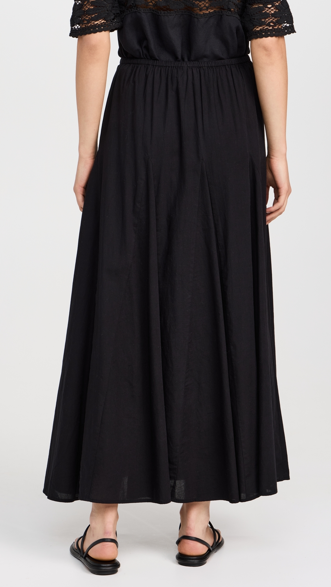 The Godet Skirt Black