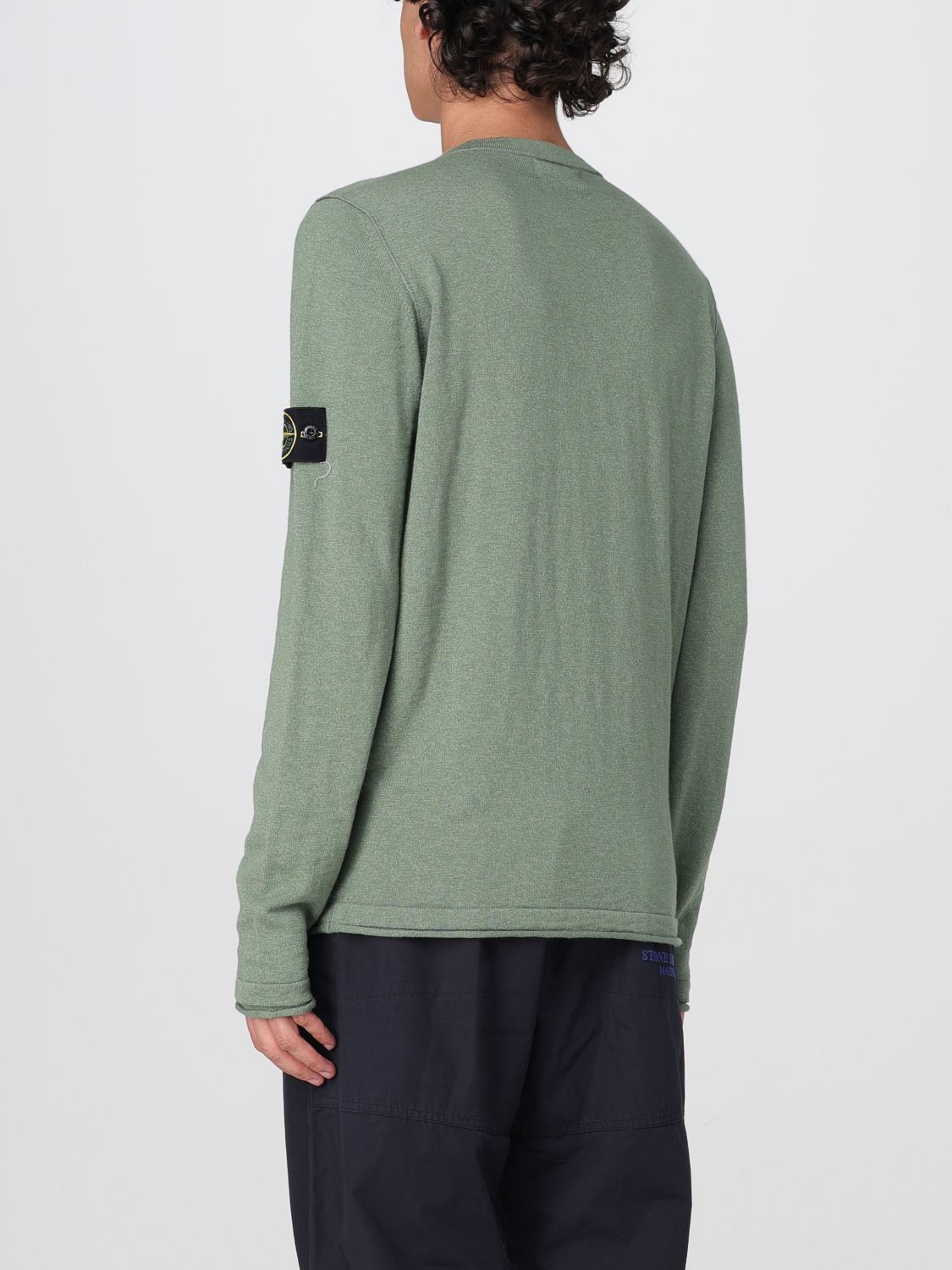 Sweater STONE ISLAND Men color Green