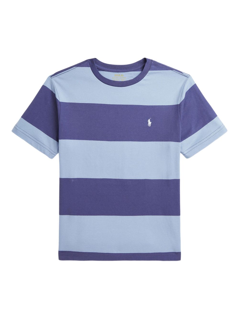 Striped cotton T-shirt - Blue