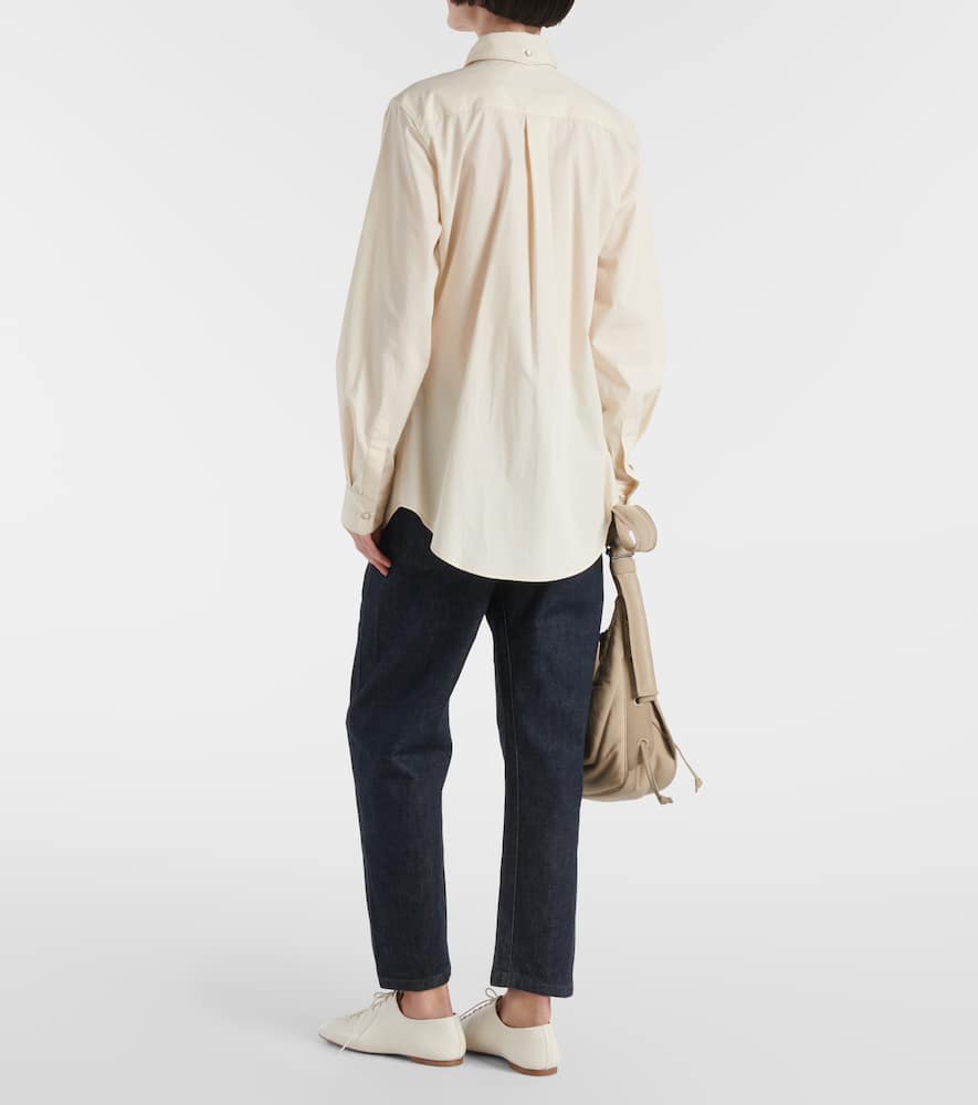 Cotton poplin shirt