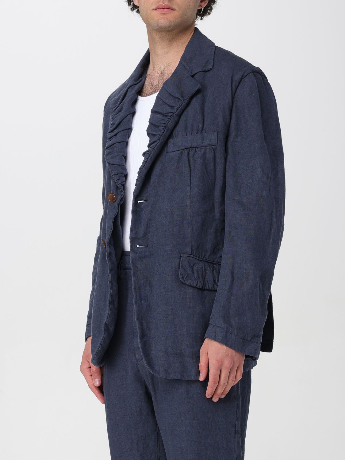 Blazer Men color Blue