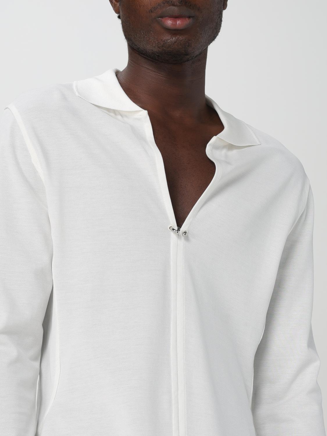 Pierced polo shirt - Black