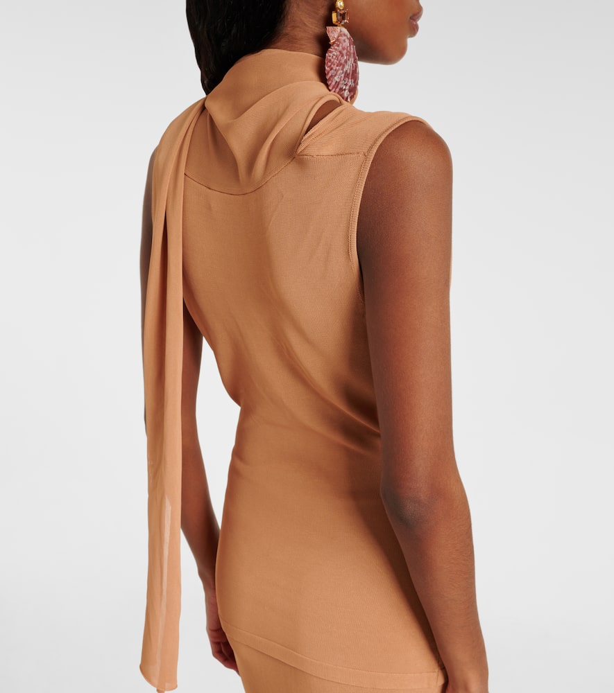 Aya Muse Draped scarf-detail top