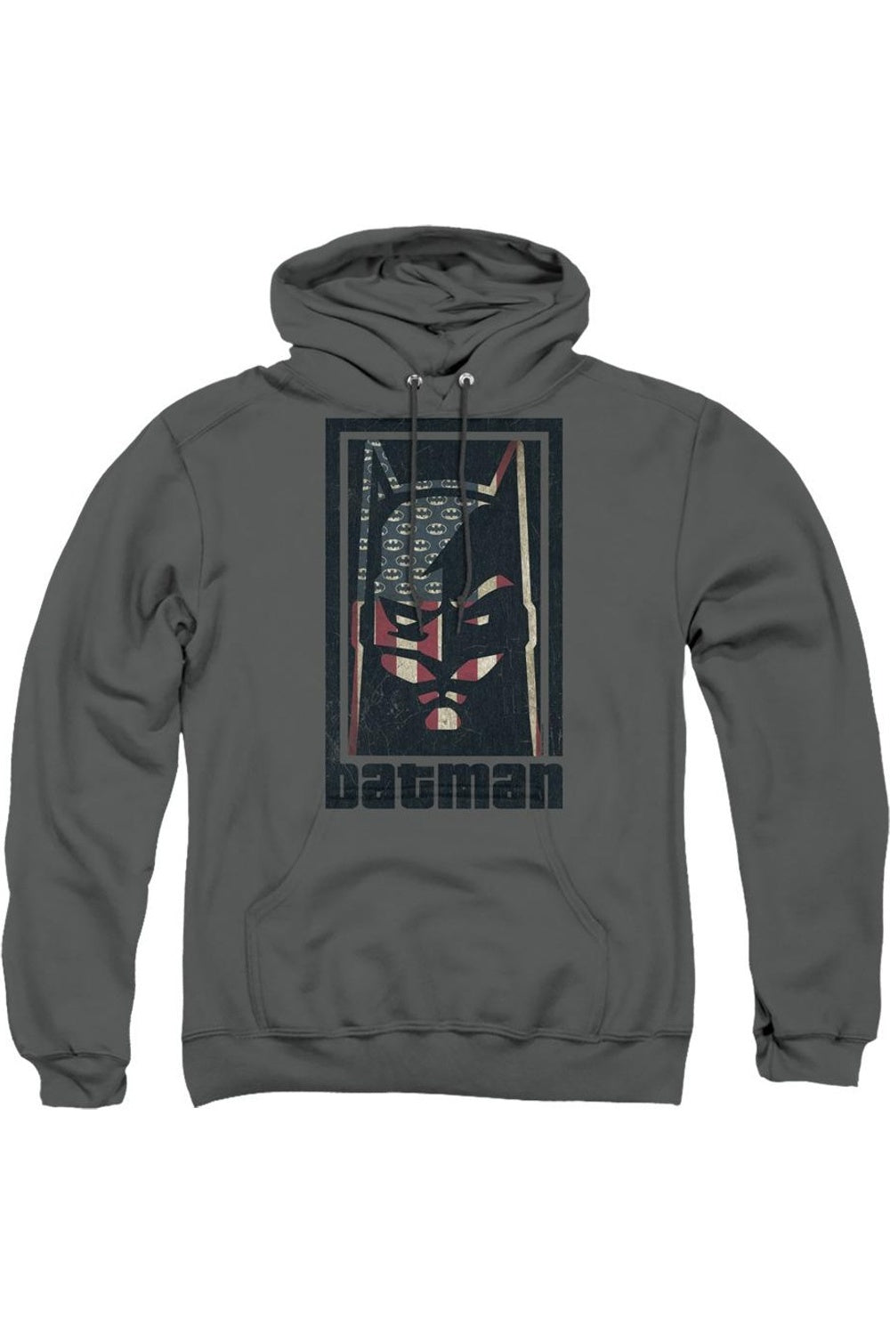 Batman American Batman Adult Pull Over Hoodie / Hooded Sweatshirt