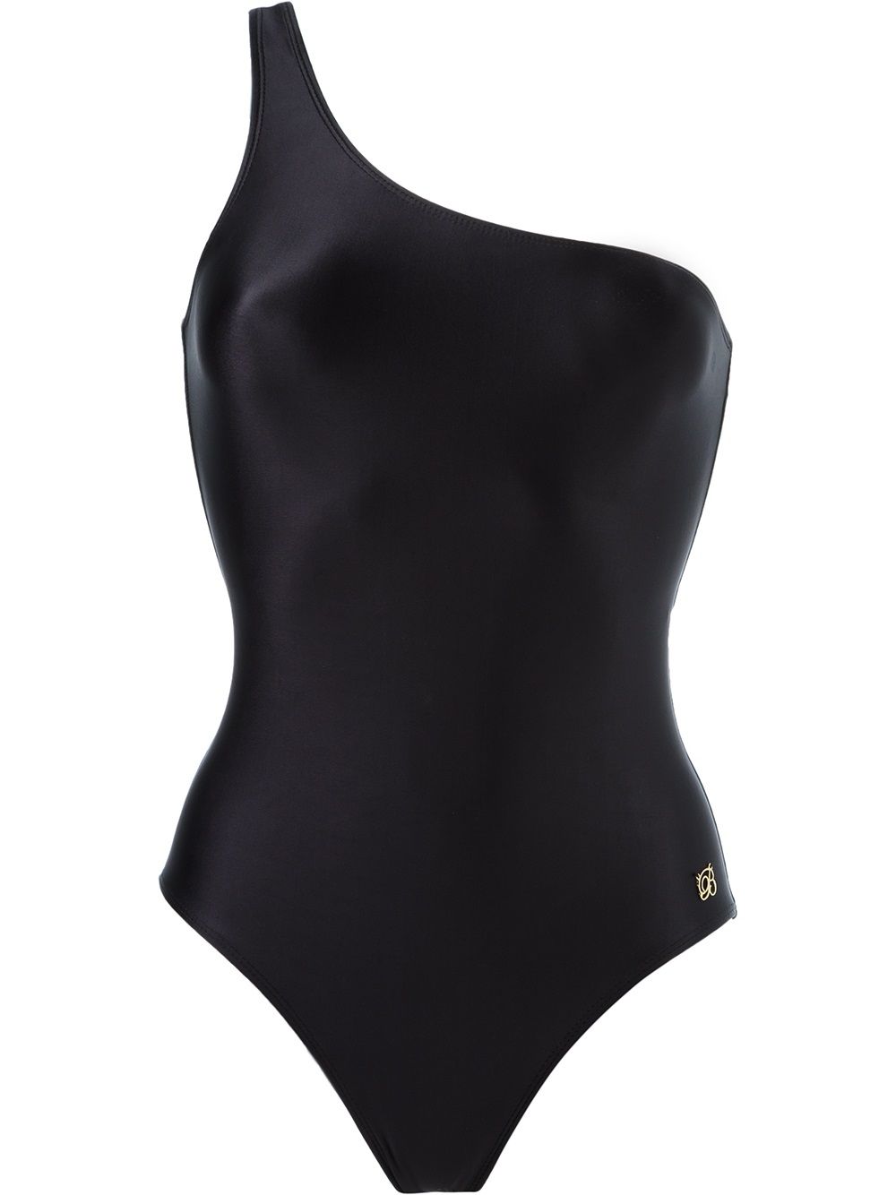 One shoulder swimsuit - Black