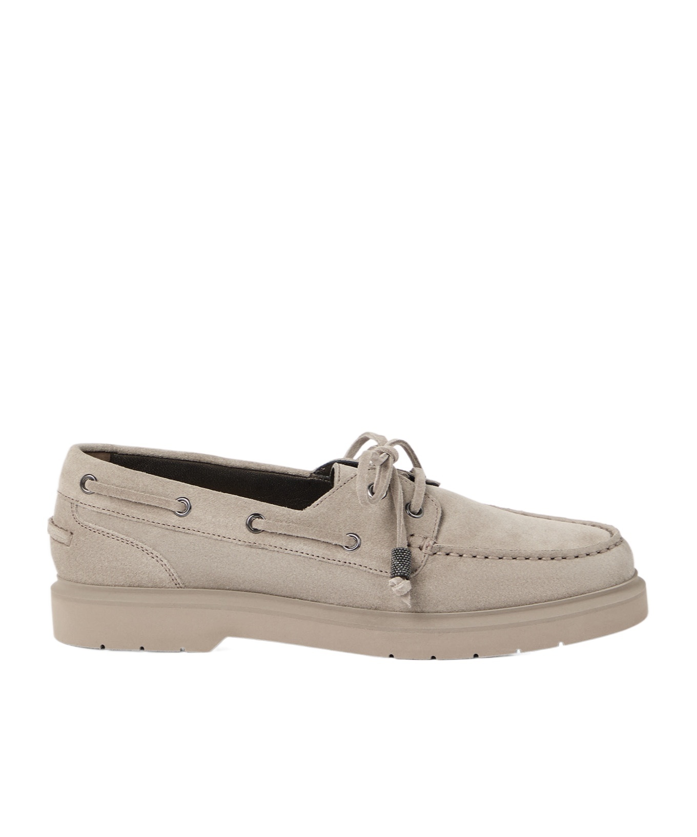 Monili-chain Boat shoes