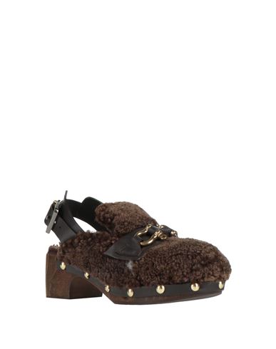 Woman Mules & Clogs Dark brown Size 7 Soft Leather