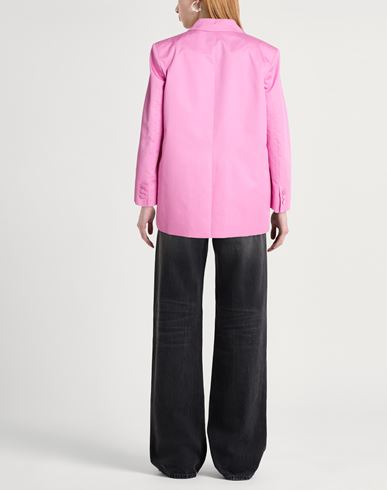 Woman Blazer Pink Size 2 Cotton