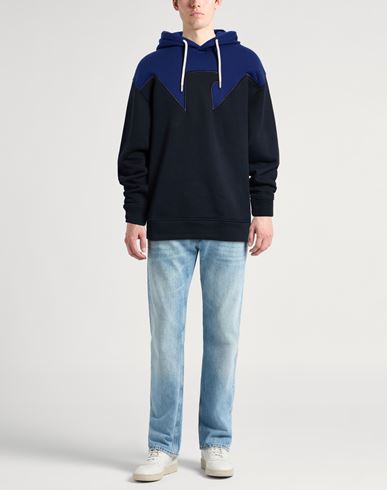 Man Sweatshirt Black Size L Cotton