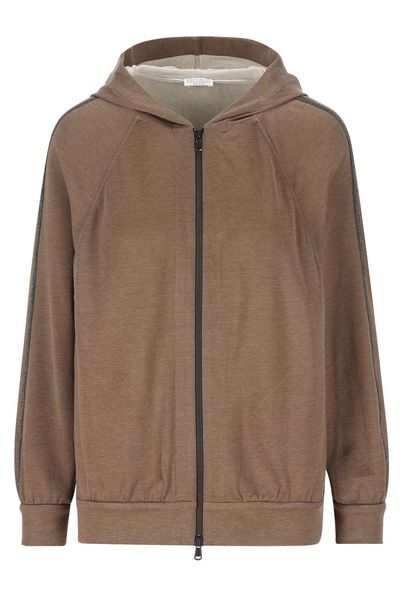 Monili-detail hoodie