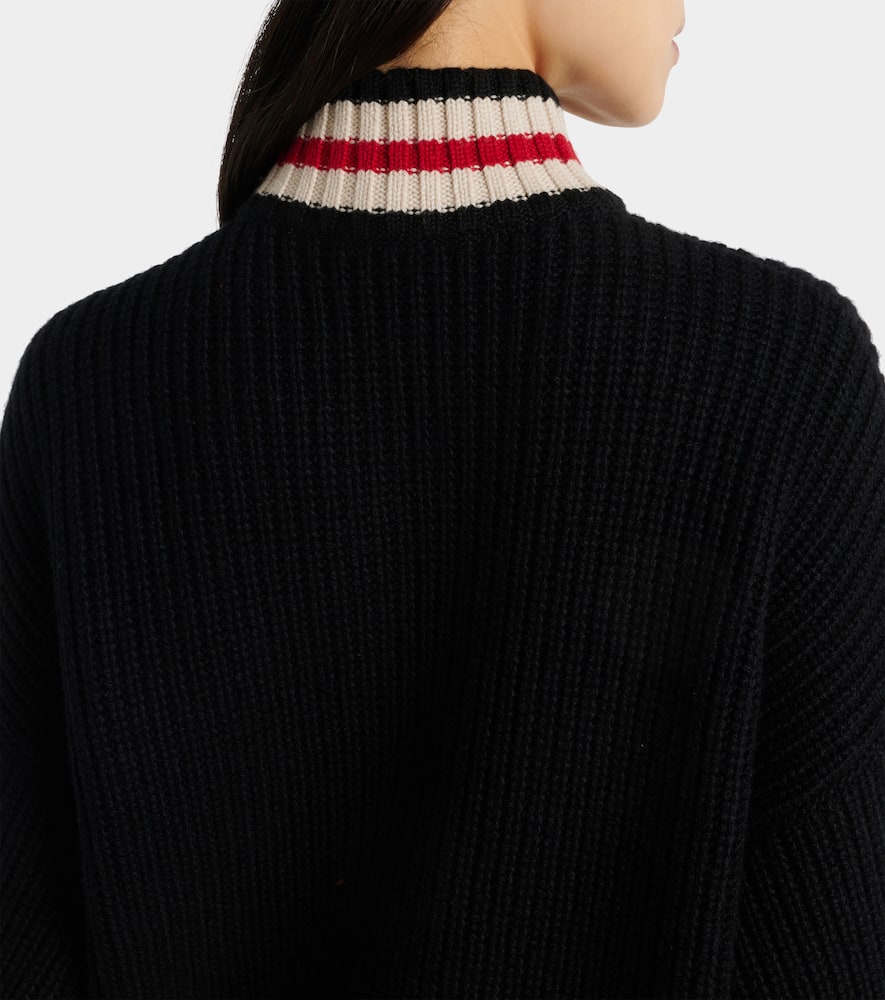 Wool half-zip sweater