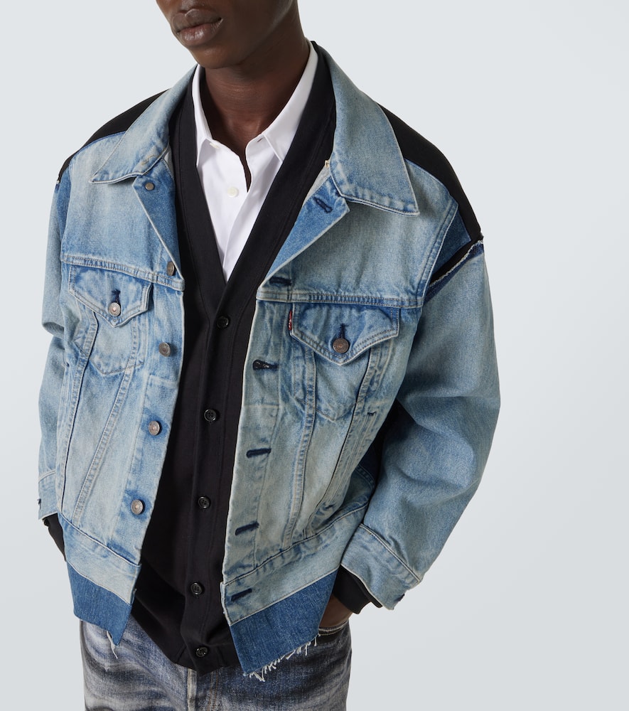 X Levi's jersey and denim jacket