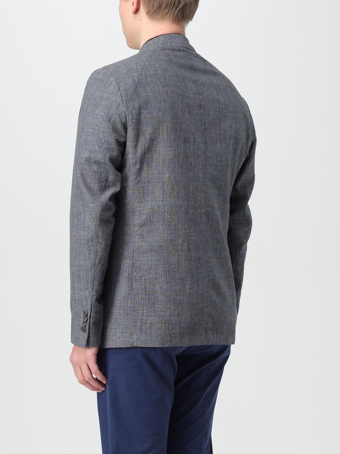 Blazer Men color Charcoal