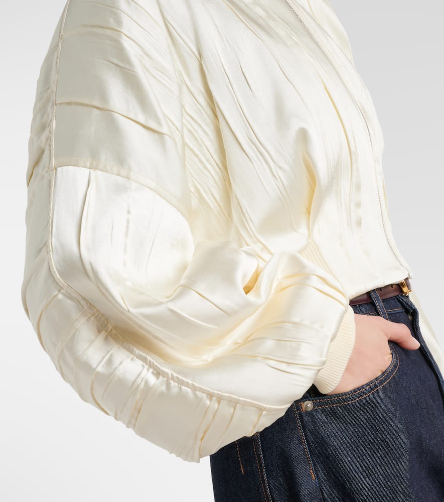 Zorro cropped bomber jacket